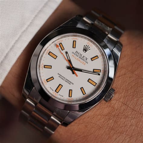 best rolex milgauss replica|rolex milgauss 116400 white dial.